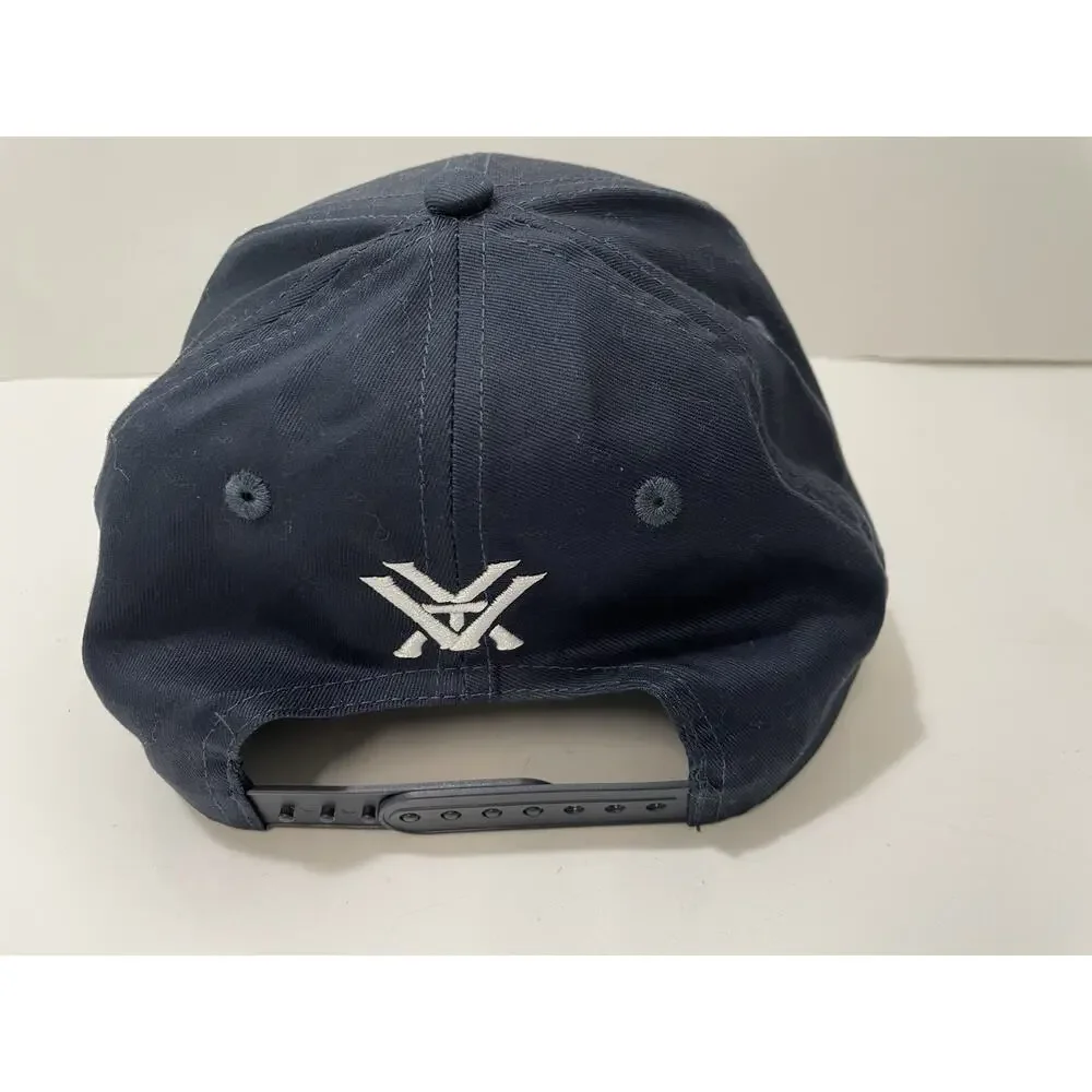 Vortex Optics Patch Logo Embroidered Navy SnapBack Ball Cap Hat